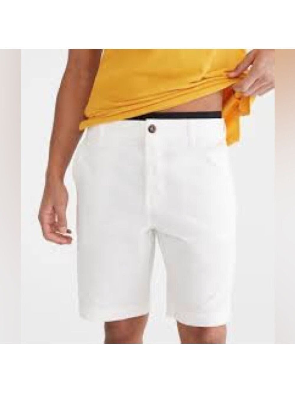 Men's Aeropostale White Chino Shorts Sz 27